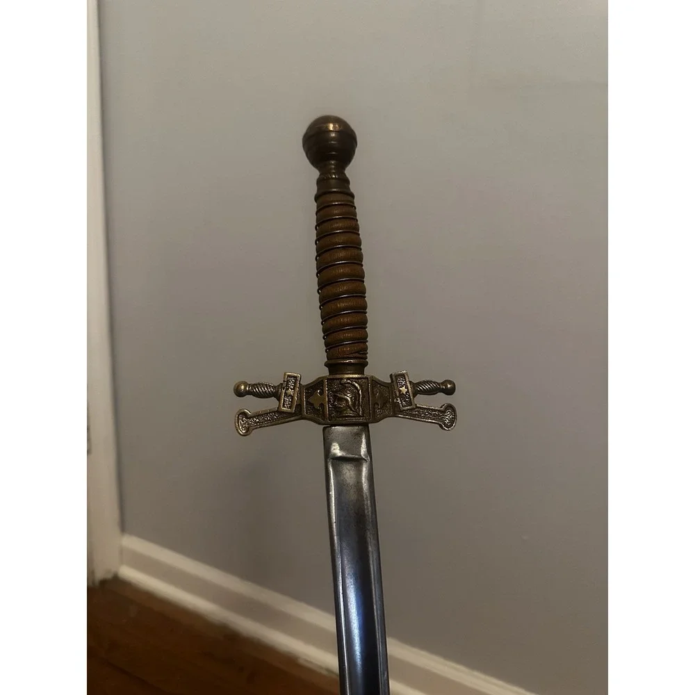 Antique 1800's C.A. Hart Ceremonial Sword knights‎ of pythias masonic sword